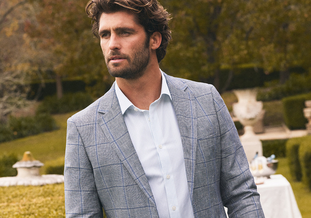 proper sport dress shirts Mens Classic Fit Silver Striped Semi Spread Collar 120's 2ply Cotton Shirt, 17 / 36/37 or a special occasion How to Wear a Sports
