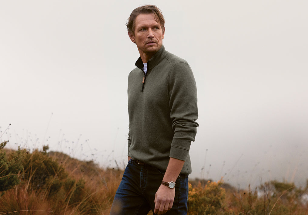 How to Style Men’s Sweaters Crew, VNeck, Cardigan Gazman —GAZMAN