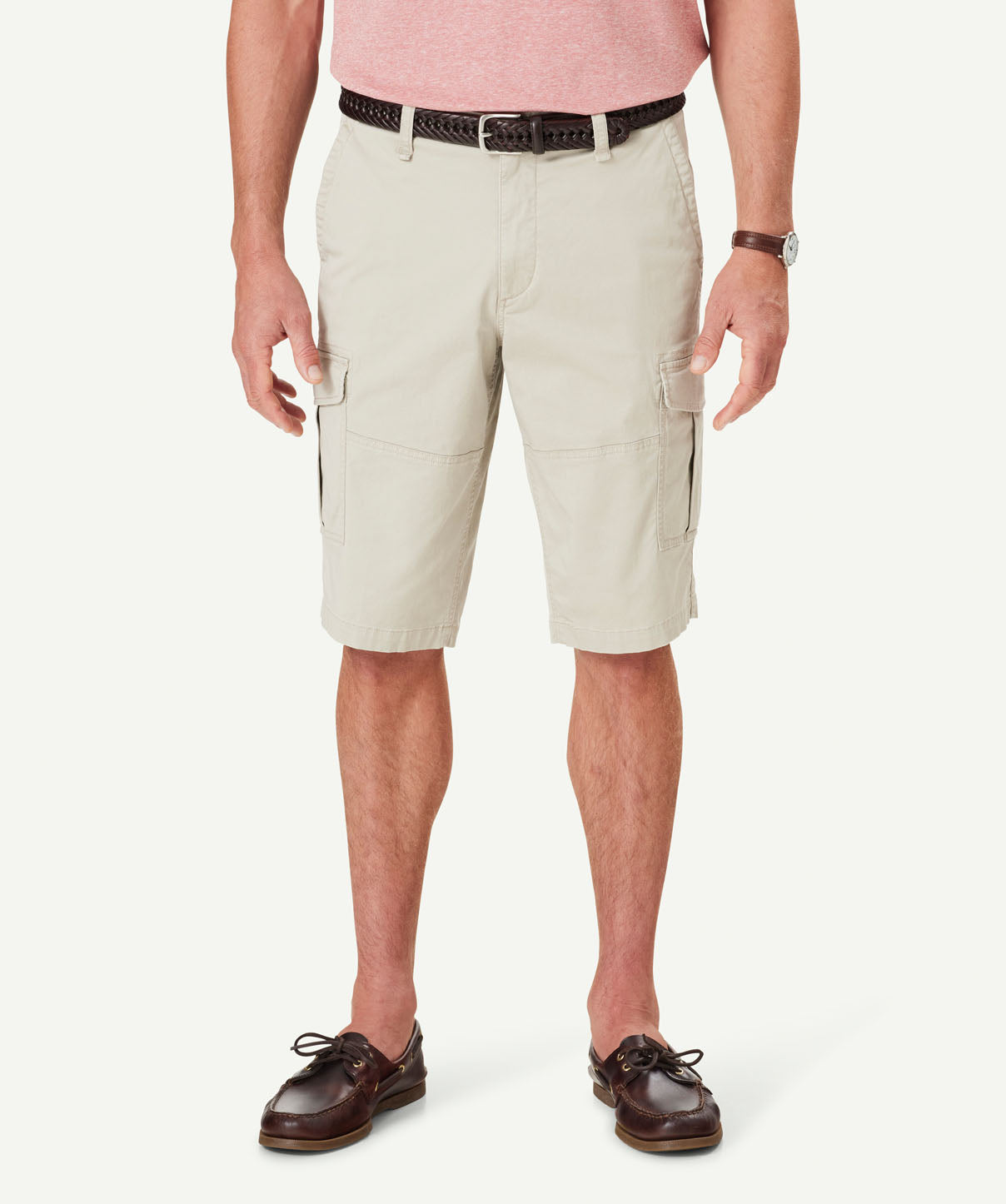 Long Cargo Shorts Ecru shorts GAZMAN