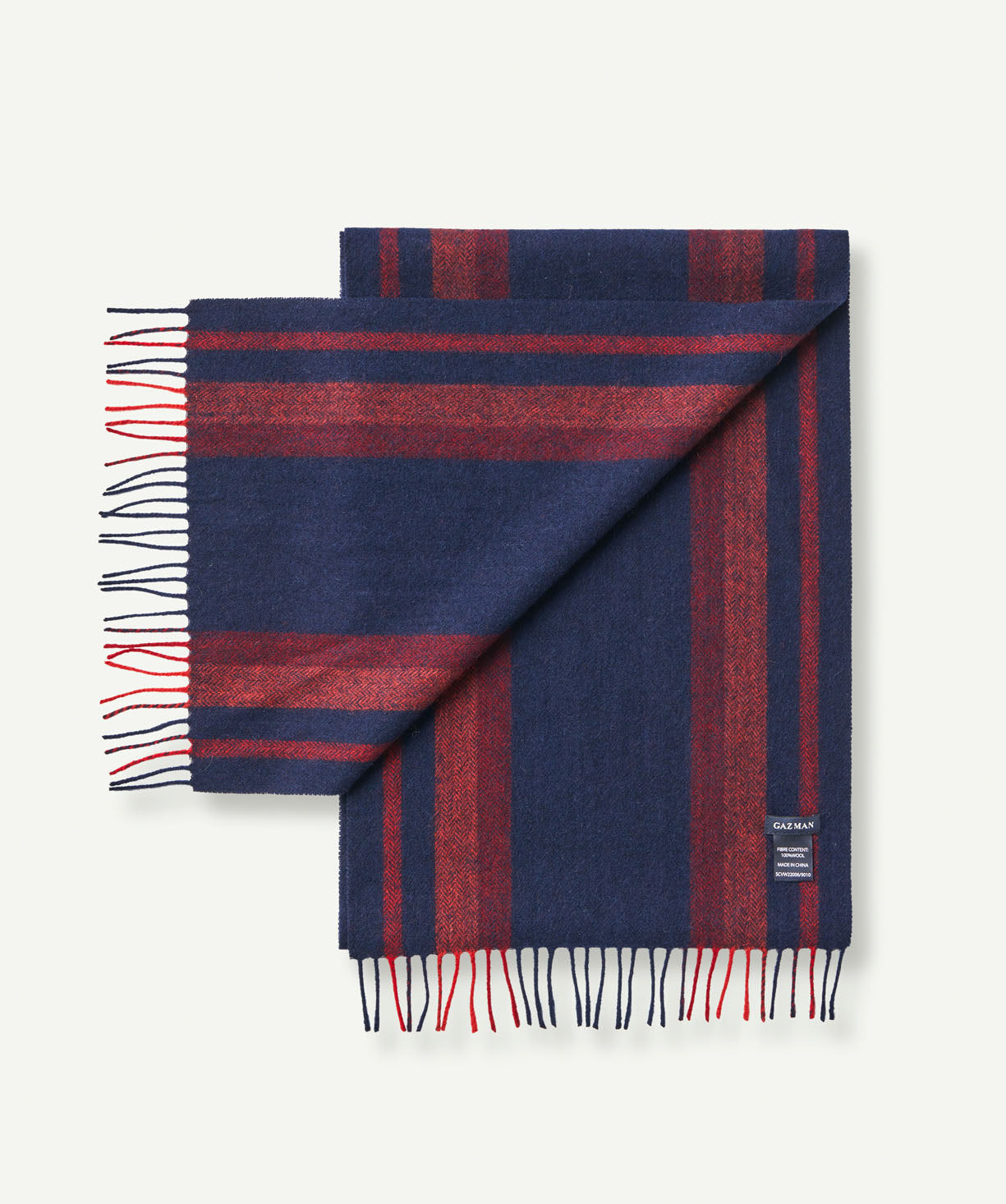 WIDE STRIPE SCARF main image 1