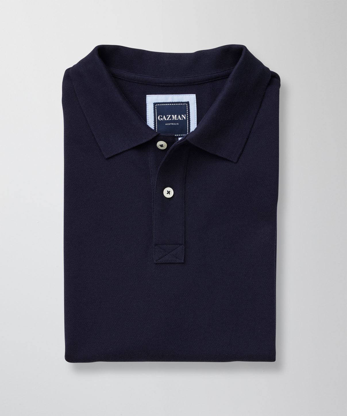 Pique Polo - Navy main image 0