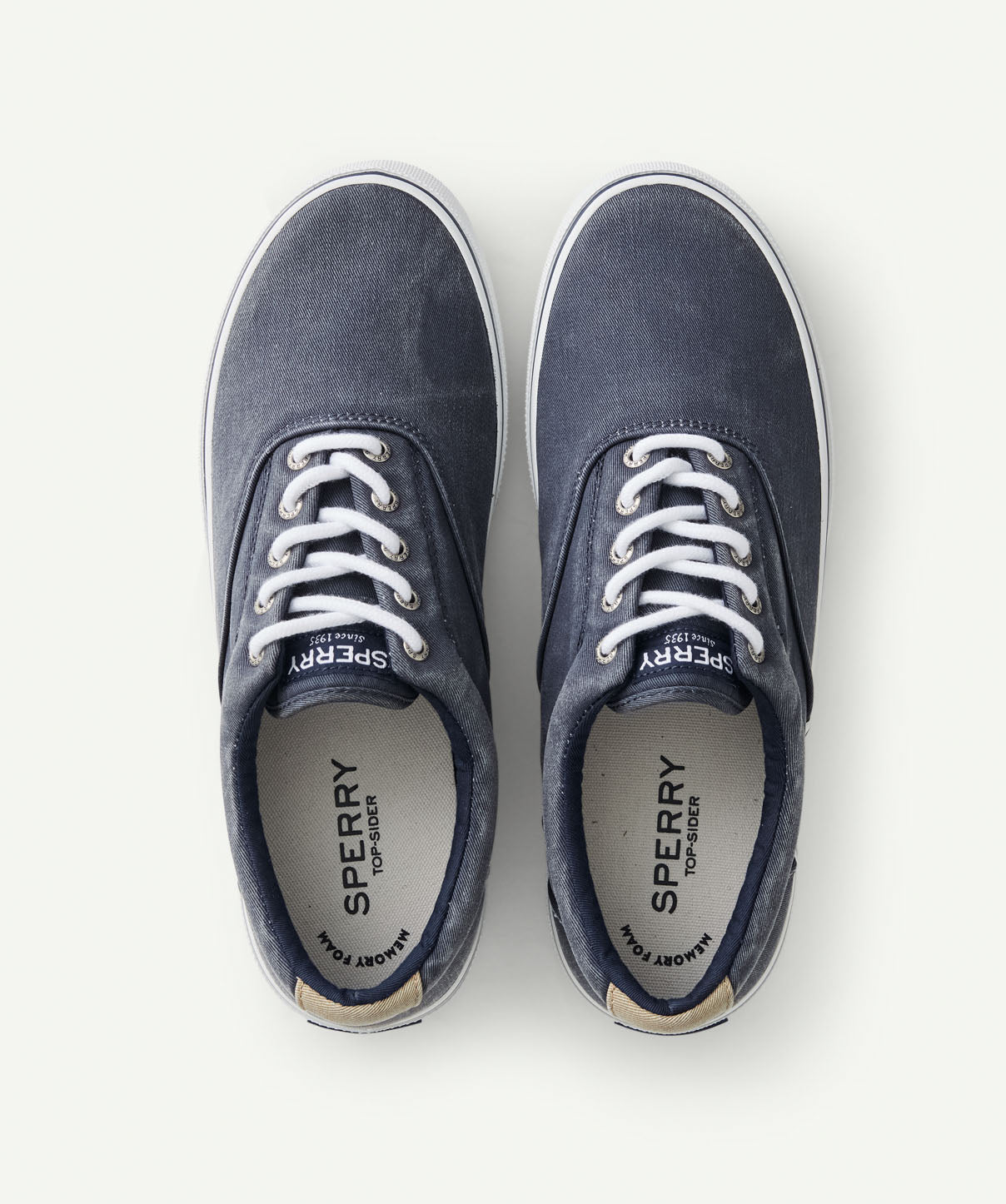 Sperry Halyard Saltwashed Shoe Navy - Main Image