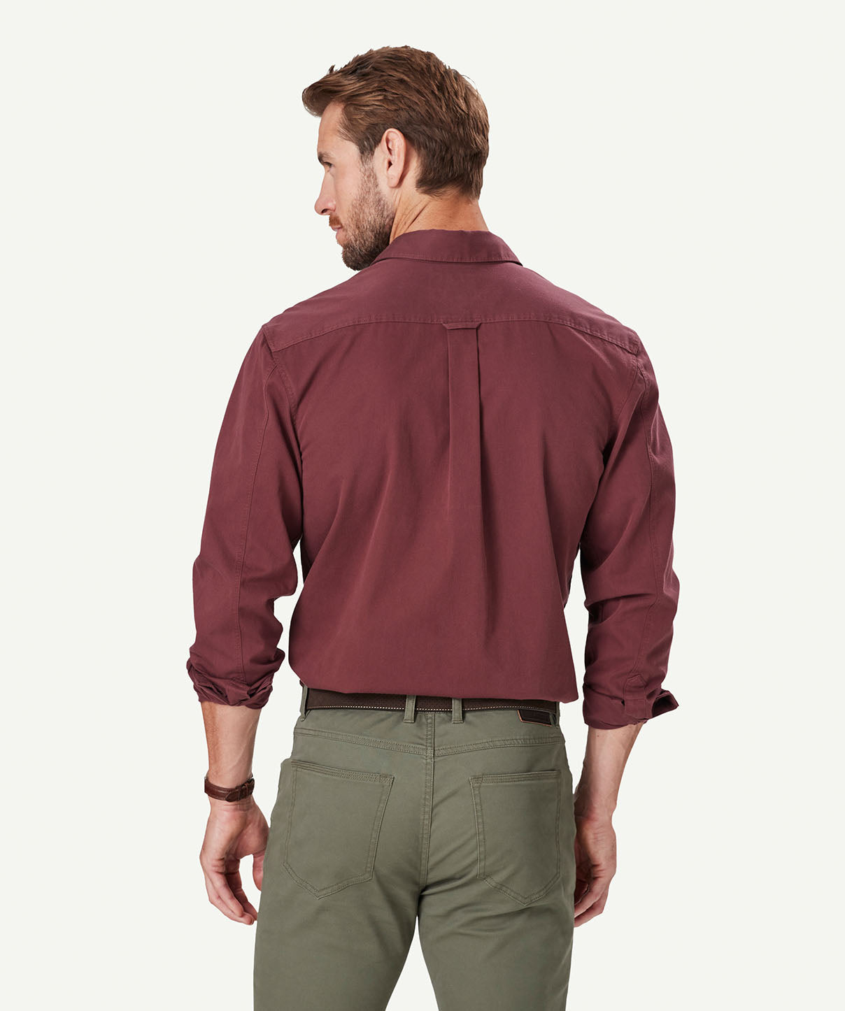 Wine Long Sleeves Shirt