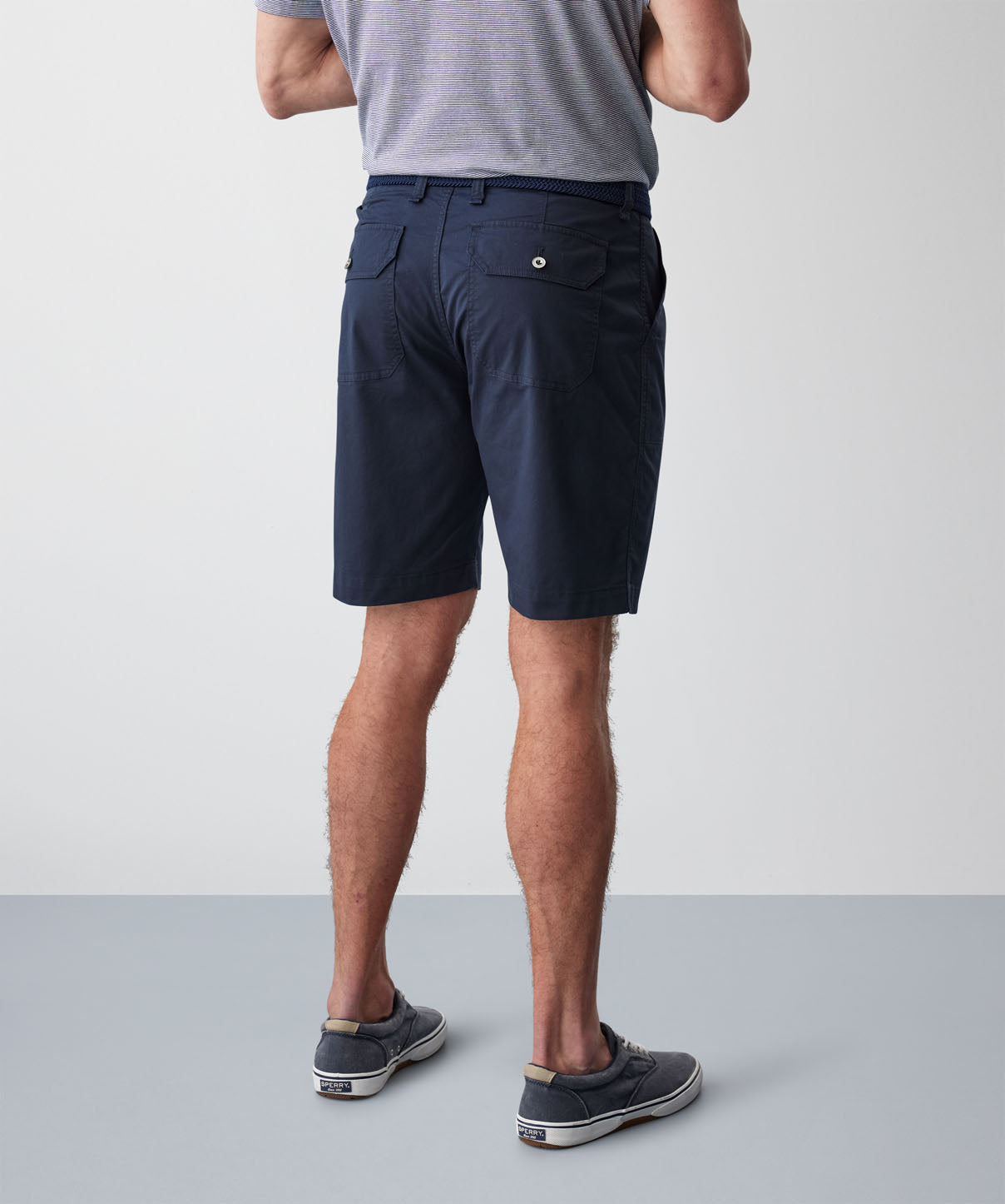 Wide knit shorts - Light feather gray