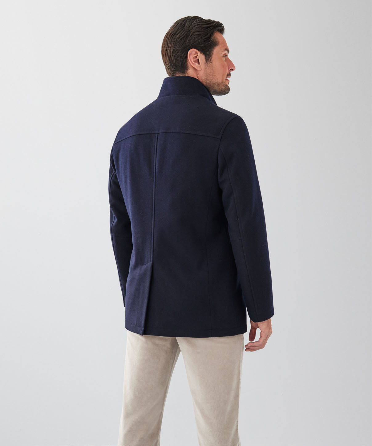 Afton Car Coat - Navy - casual_jackets - GAZMAN