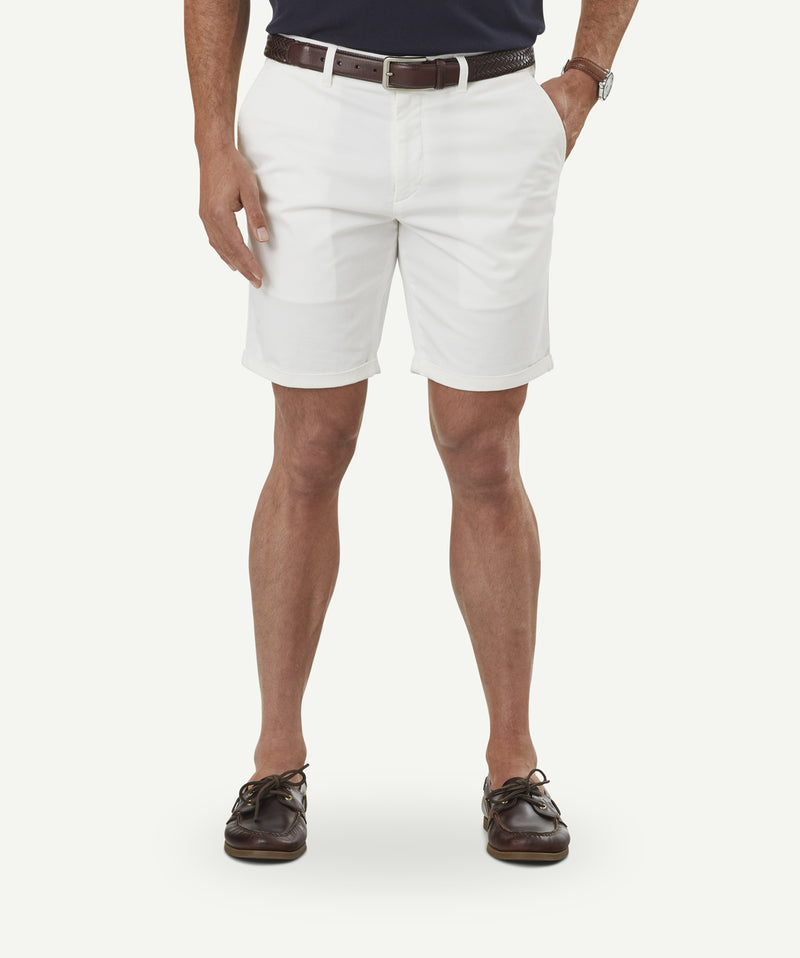 Modern Club Shorts - White-GAZMAN-1