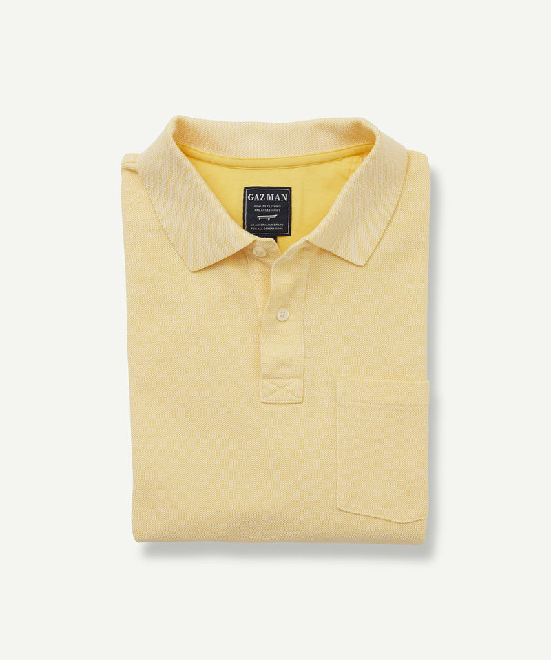 Oxford Pocket Polo - Sunset-GAZMAN-2