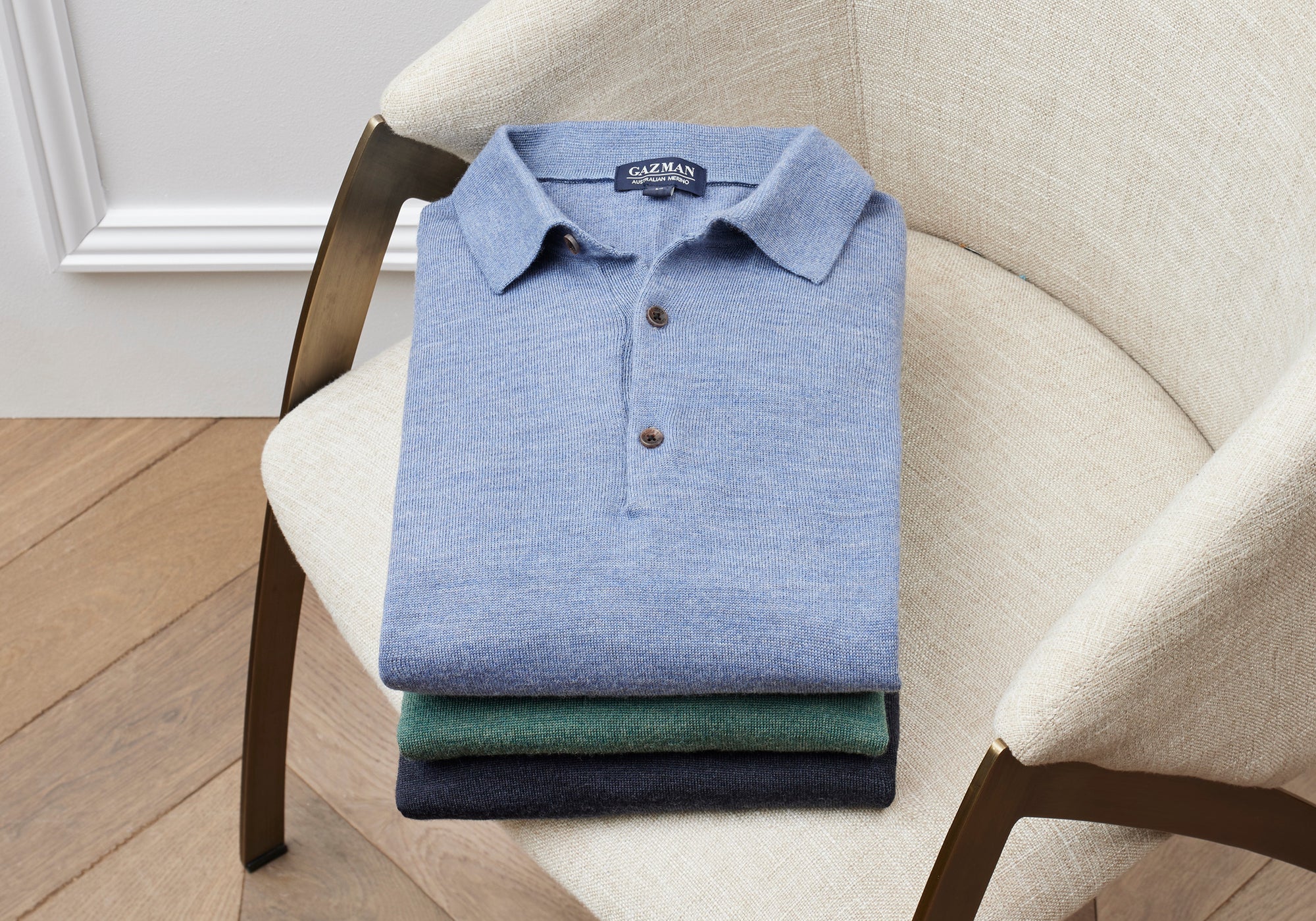How to Fold Sweaters for Storage - Mens Knitwear - GAZMAN