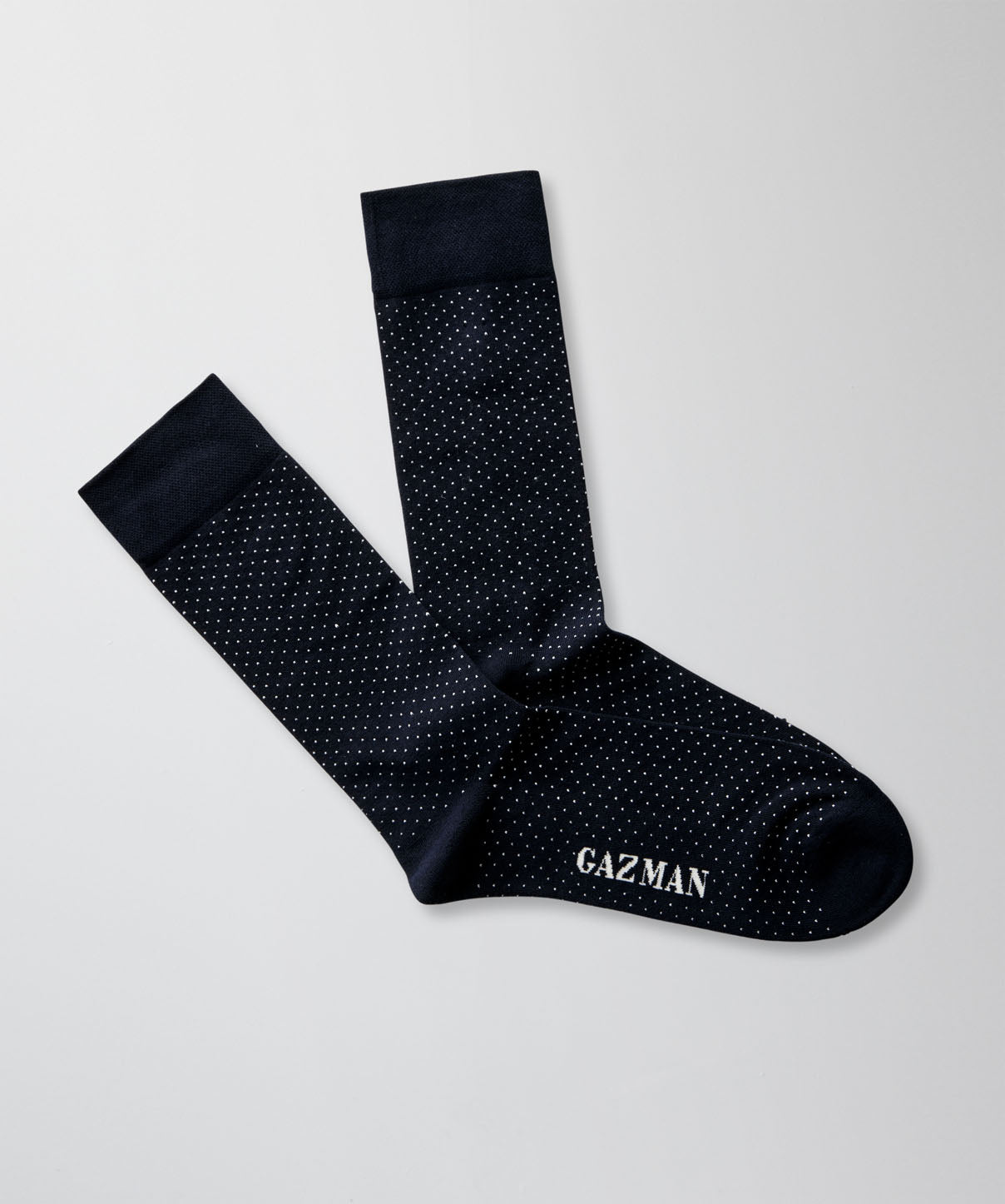 Non Tight Cushion Dot Socks - Navy