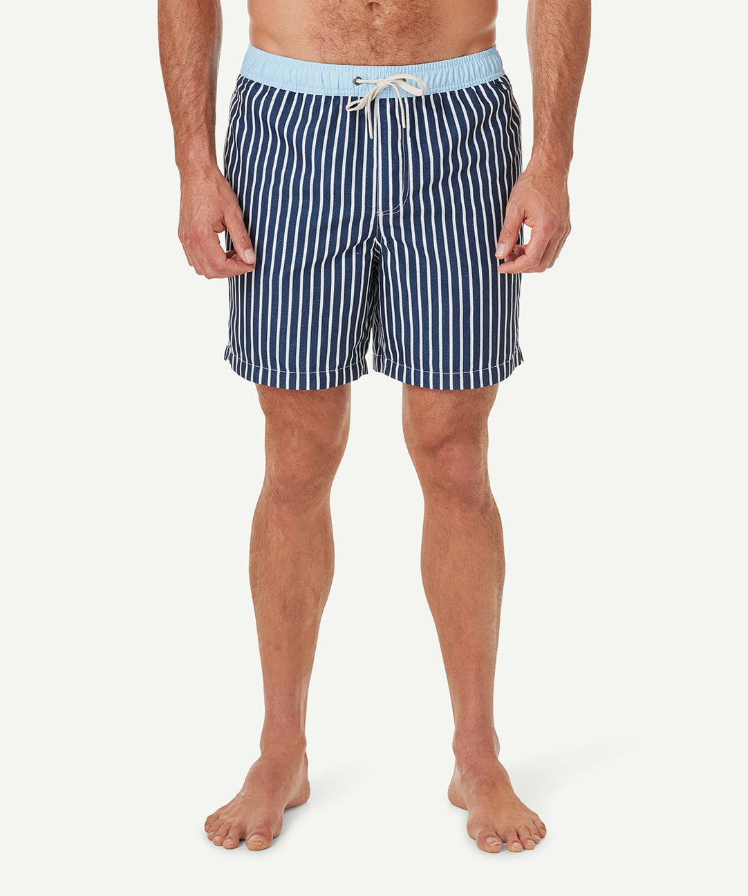 Stripe Swim Shorts Navy
