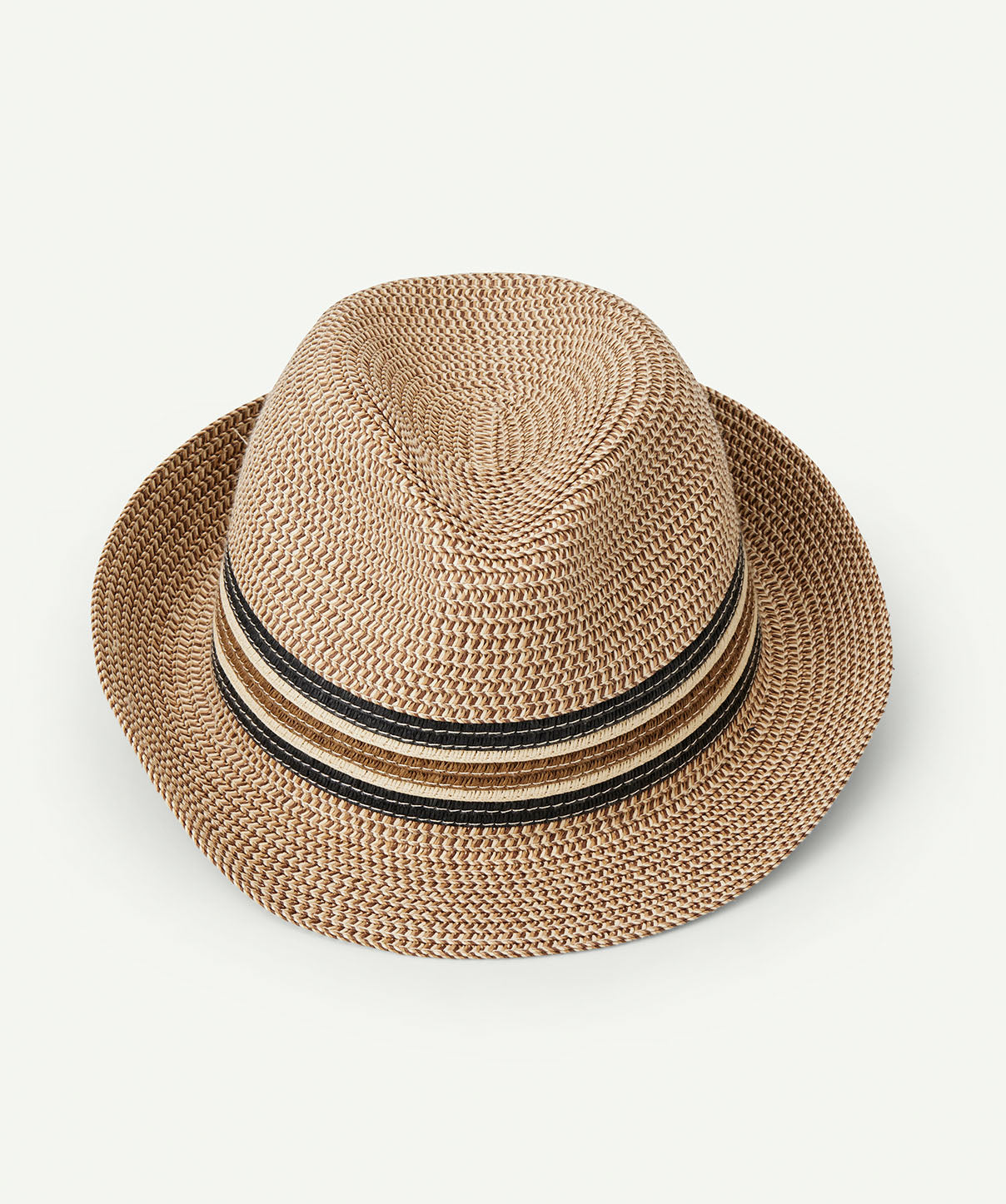 MARIHOJA Paper Braid Down Brim Hat　57cm Paper Braid Fedora Hat - Moccha - Headwear - GAZMAN