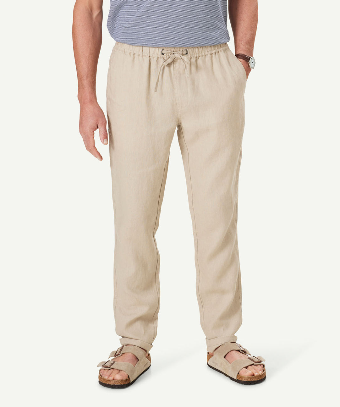 Evans Linen Pant Sand