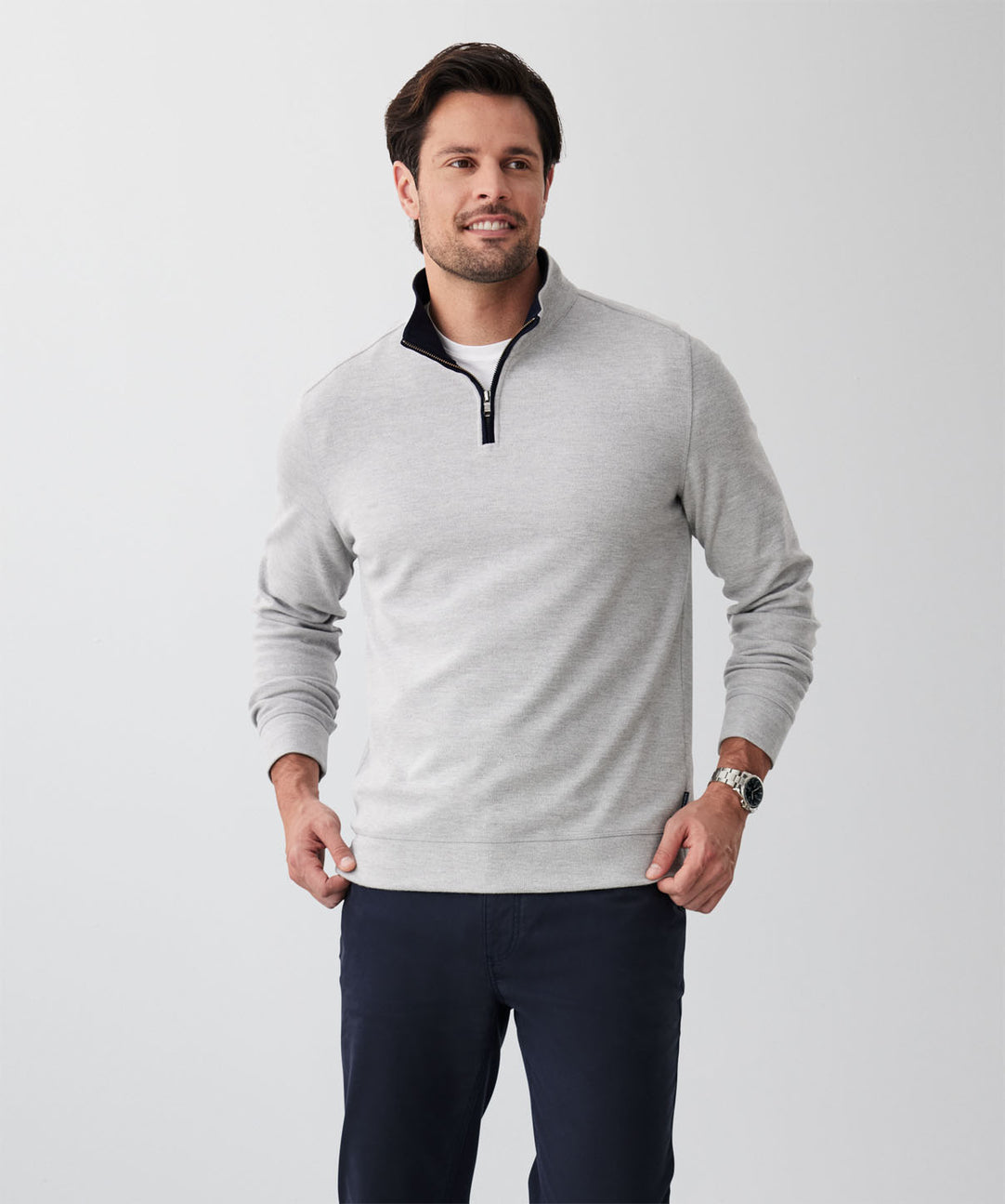 アパルトモン　American Half Zip Sweat Onepiece アパルトモン American Half Zip Sweat Onepiece Half Zip
