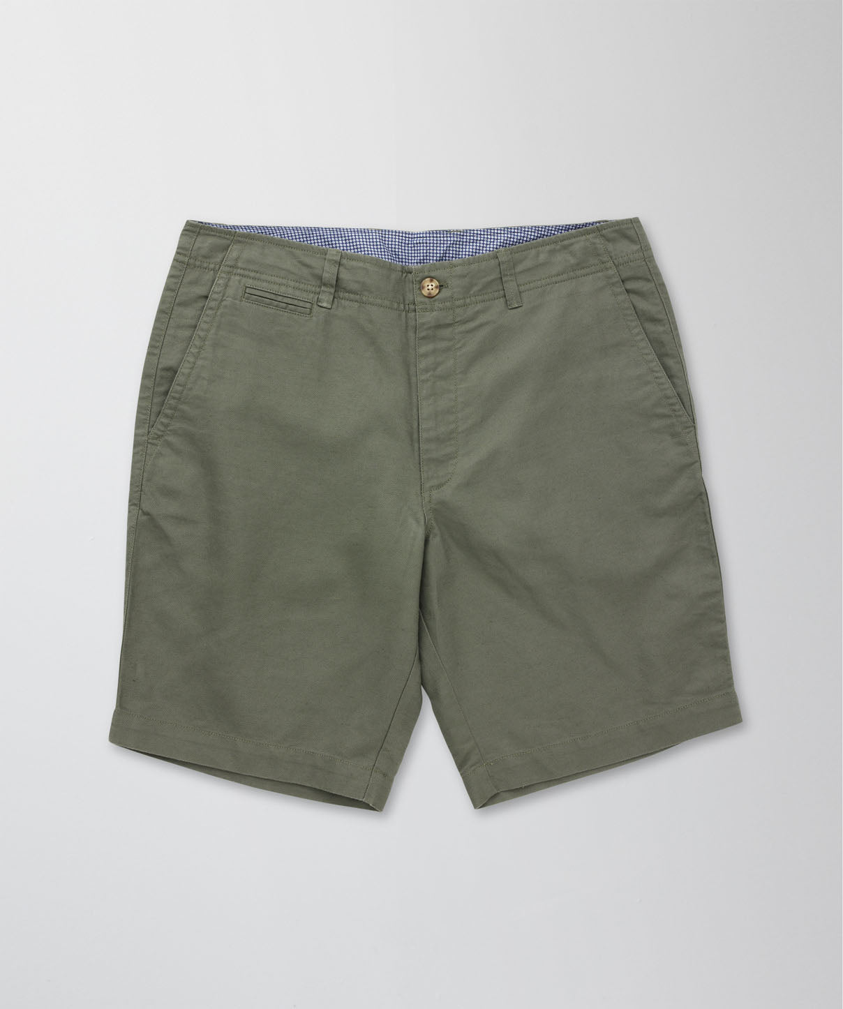 Linen Shorts in Khaki main image 1