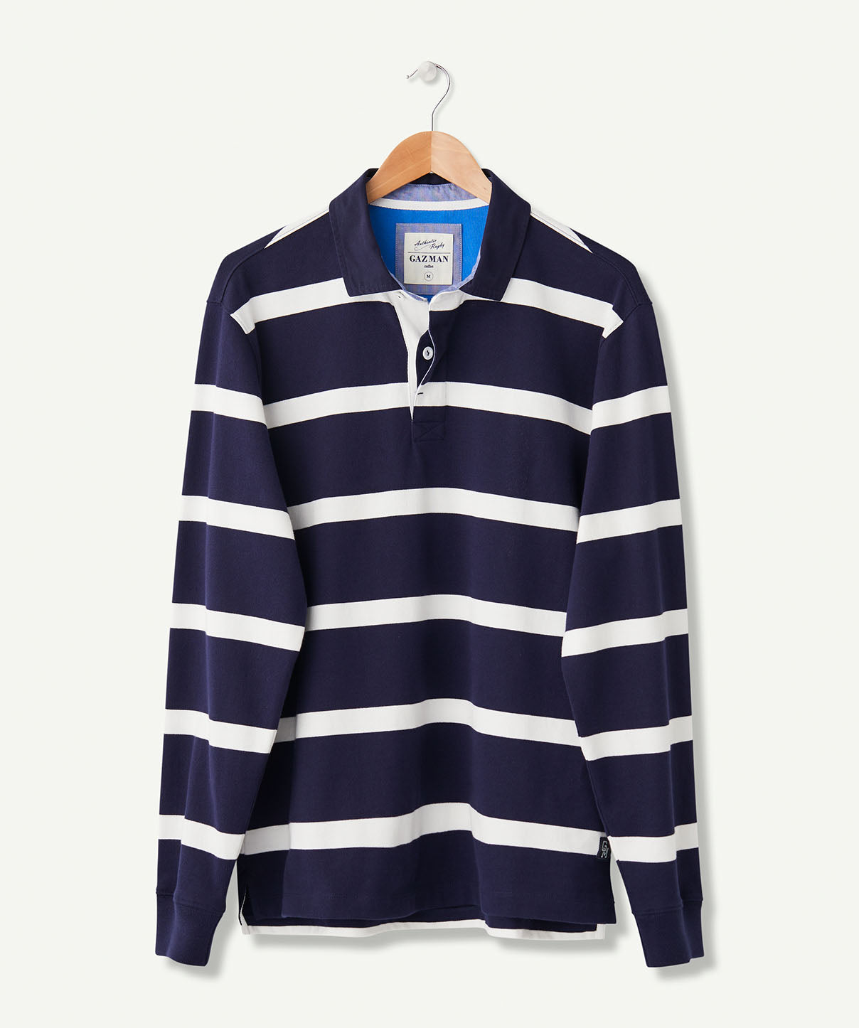 Classic Stripe Rugby Jumper - Navy - sweats - GAZMAN