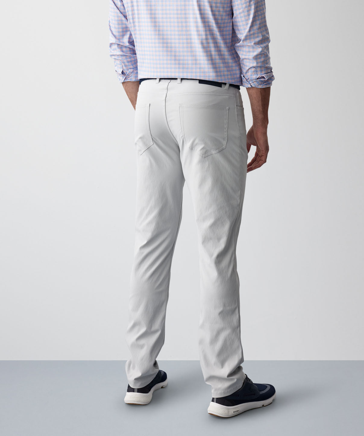 GAZFLEX Performance Pant Light Grey Casual Pants GAZMAN