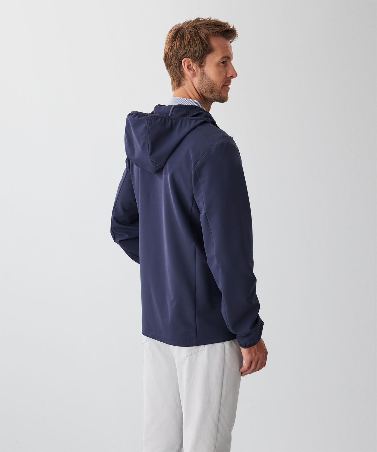 GAZFLEX Tech Hoodie - Navy - sweats - GAZMAN