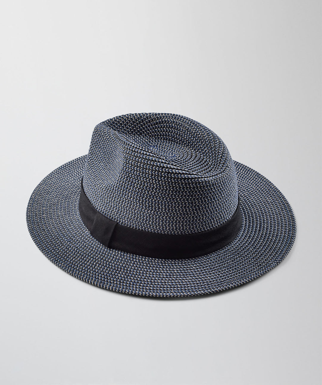 Paper Braid Hat - Denim - headwear - GAZMAN