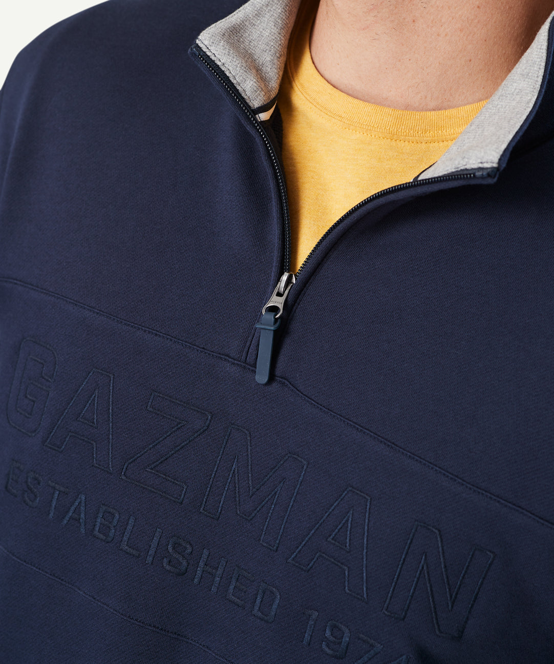 Navy Country Road Half Zip Half Zip Heritage Fleece Sweat Navy