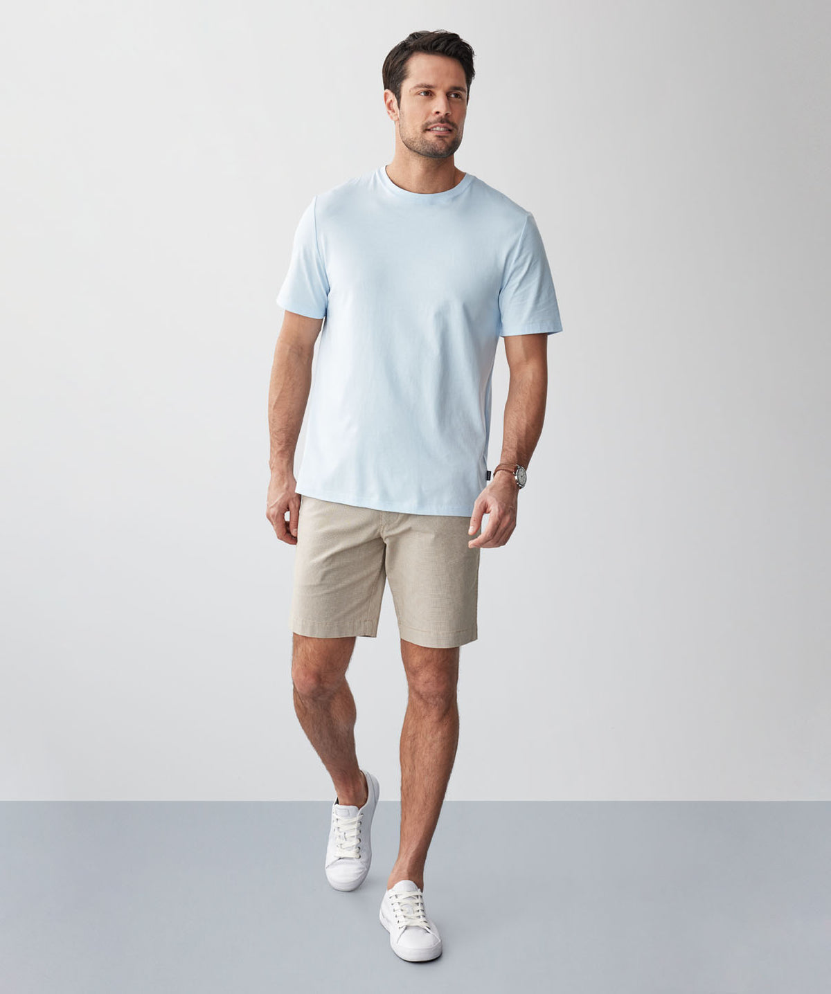Basic Crew T-shirt - Sky Blue - tshirts - GAZMAN