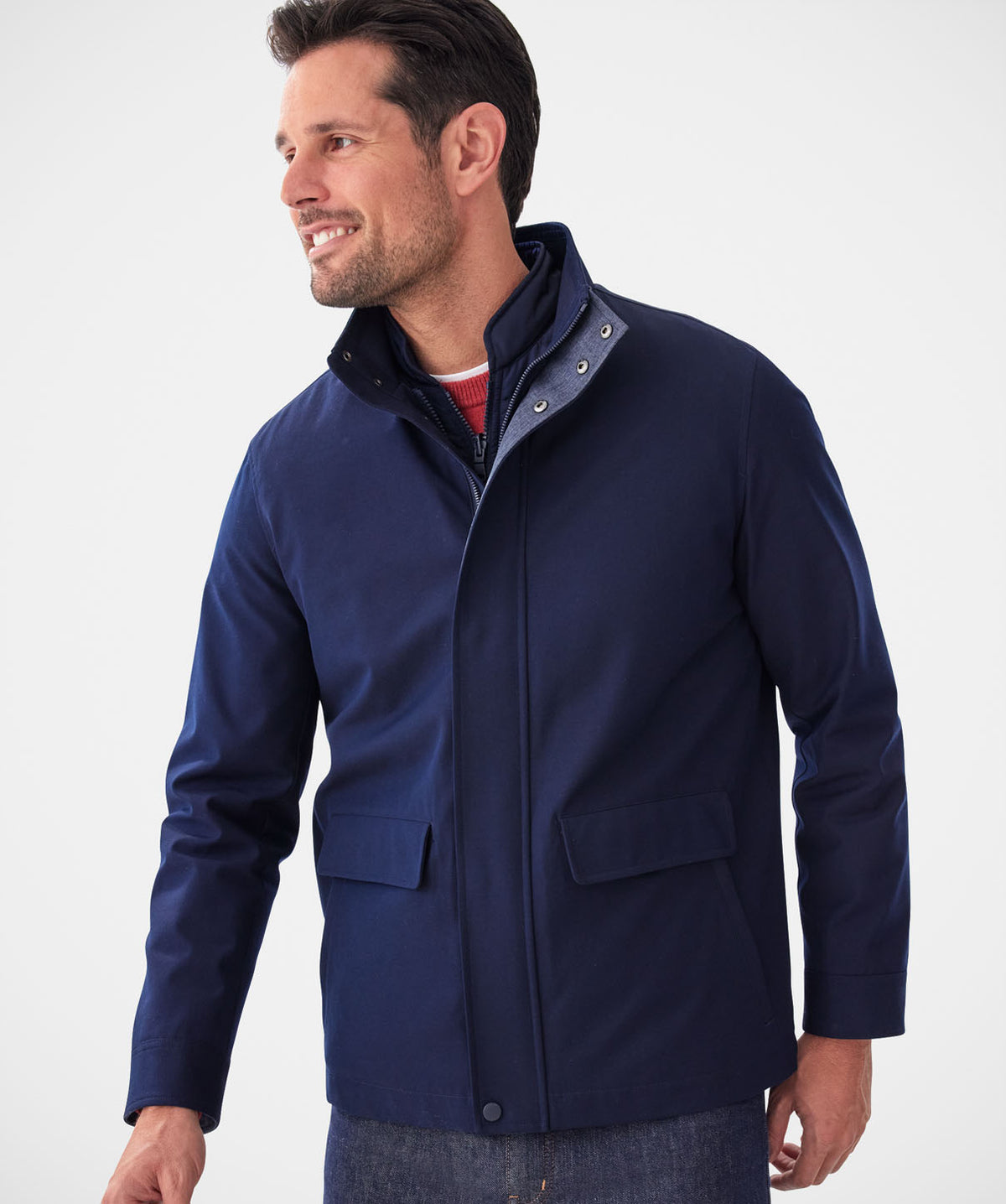 Hampton 2 in 1 Jacket - Navy - casual_jackets - GAZMAN