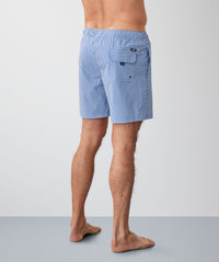 Geo Swim Shorts - Blue-GAZMAN