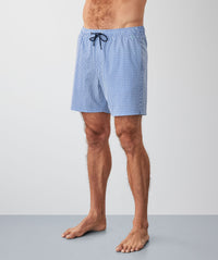 Geo Swim Shorts - Blue-GAZMAN