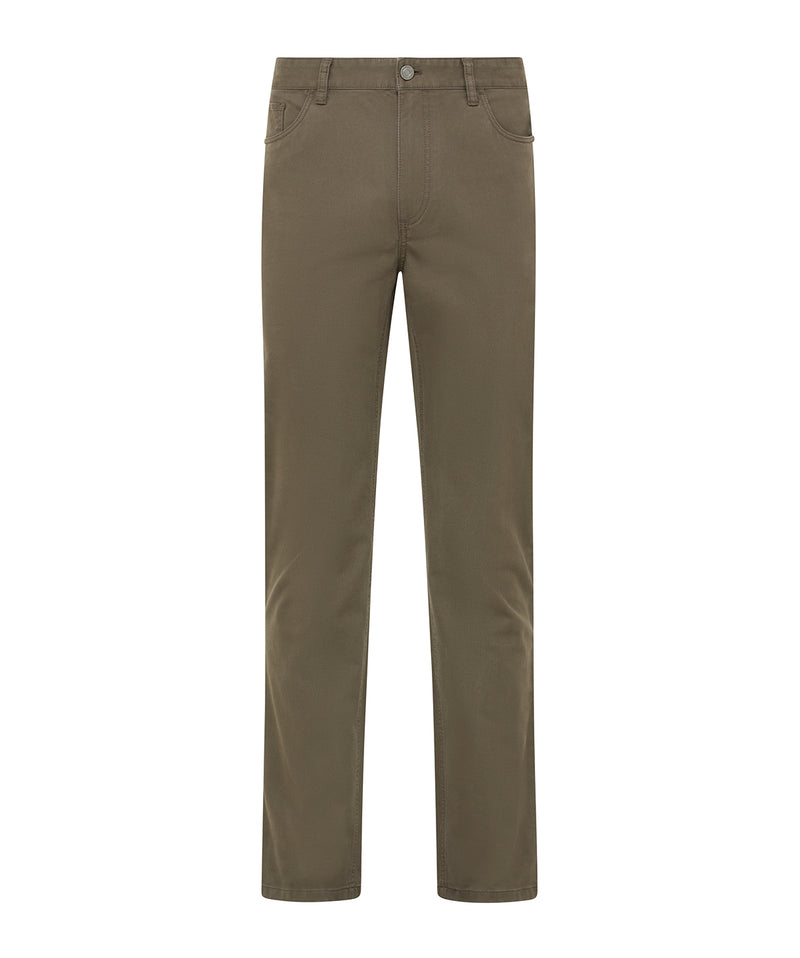 Stretch Bedford Cord Pants - Bison