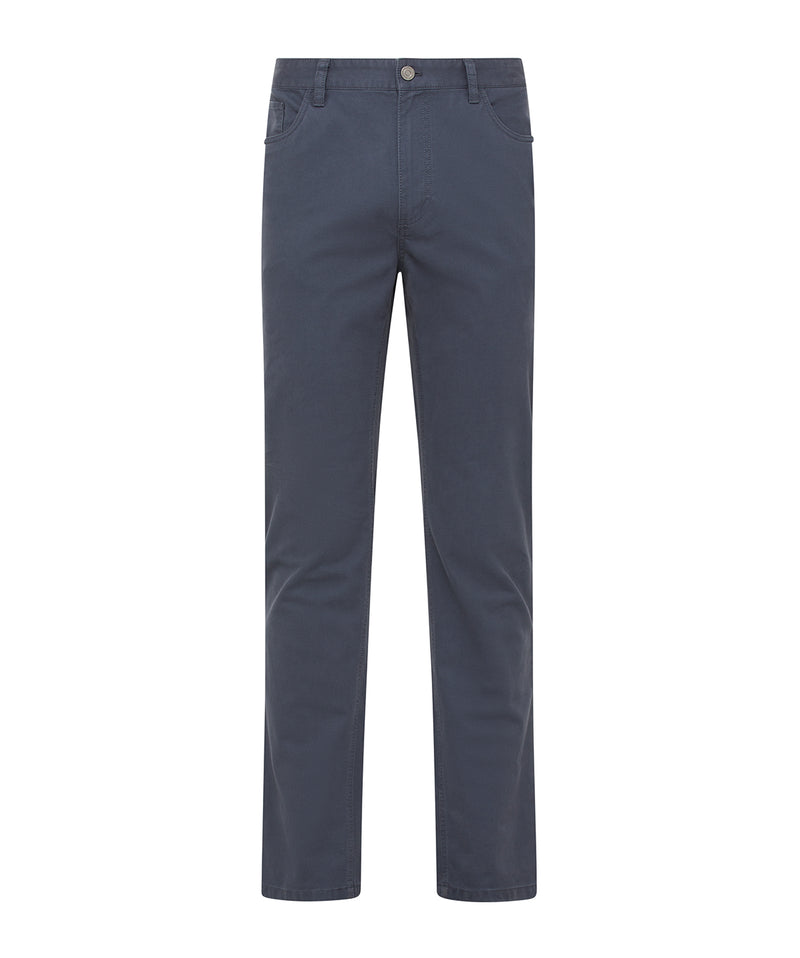 Stretch Bedford Cord Pants - Indigo-GAZMAN