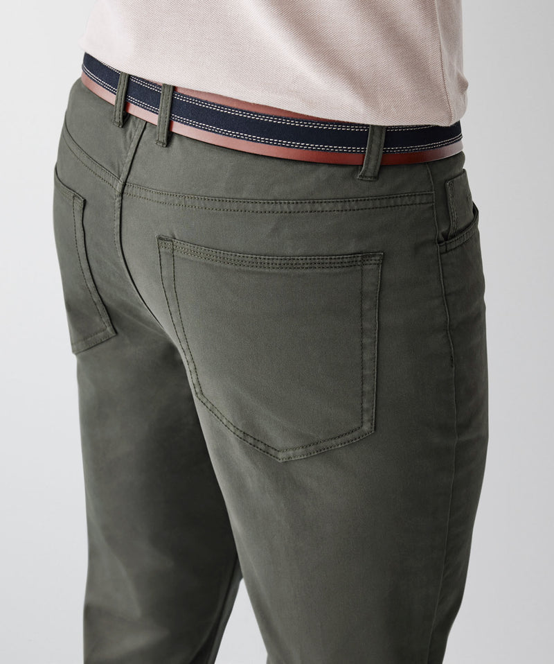 Modern Stretch 5 Pocket Pants - Forest-GAZMAN