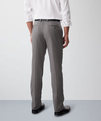 Non-Iron Textured Trouser - Charcoal-GAZMAN