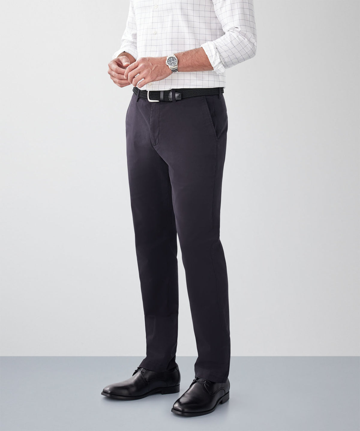 Comfort Chino Pants - Black-GAZMAN