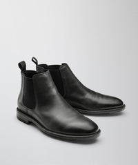 Leather Chelsea Boot - Black-GAZMAN