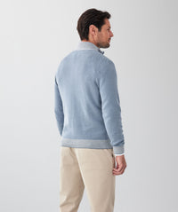 Twill High Flex Half Zip - Steel-GAZMAN