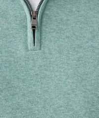 High Flex Half Zip Knit - Sage-GAZMAN
