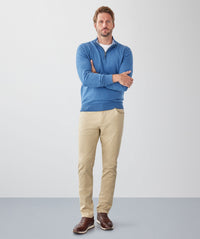 High Flex Half Zip Knit - Blue-GAZMAN