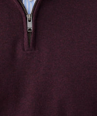 High Flex Half Zip Knit - Plum-GAZMAN