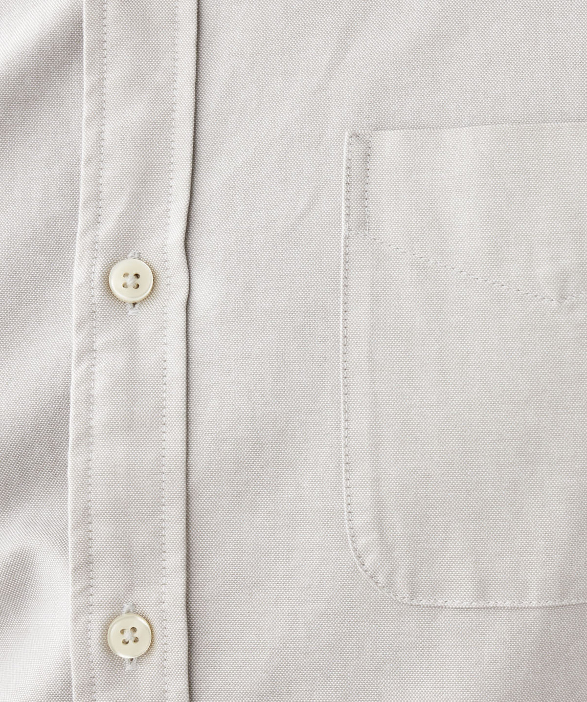 Tailored Fit Plain Casual Oxford Long Sleeve Shirt - Stone-GAZMAN