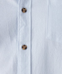 Casual Bedford Long Sleeve Shirt - Sky Blue-GAZMAN