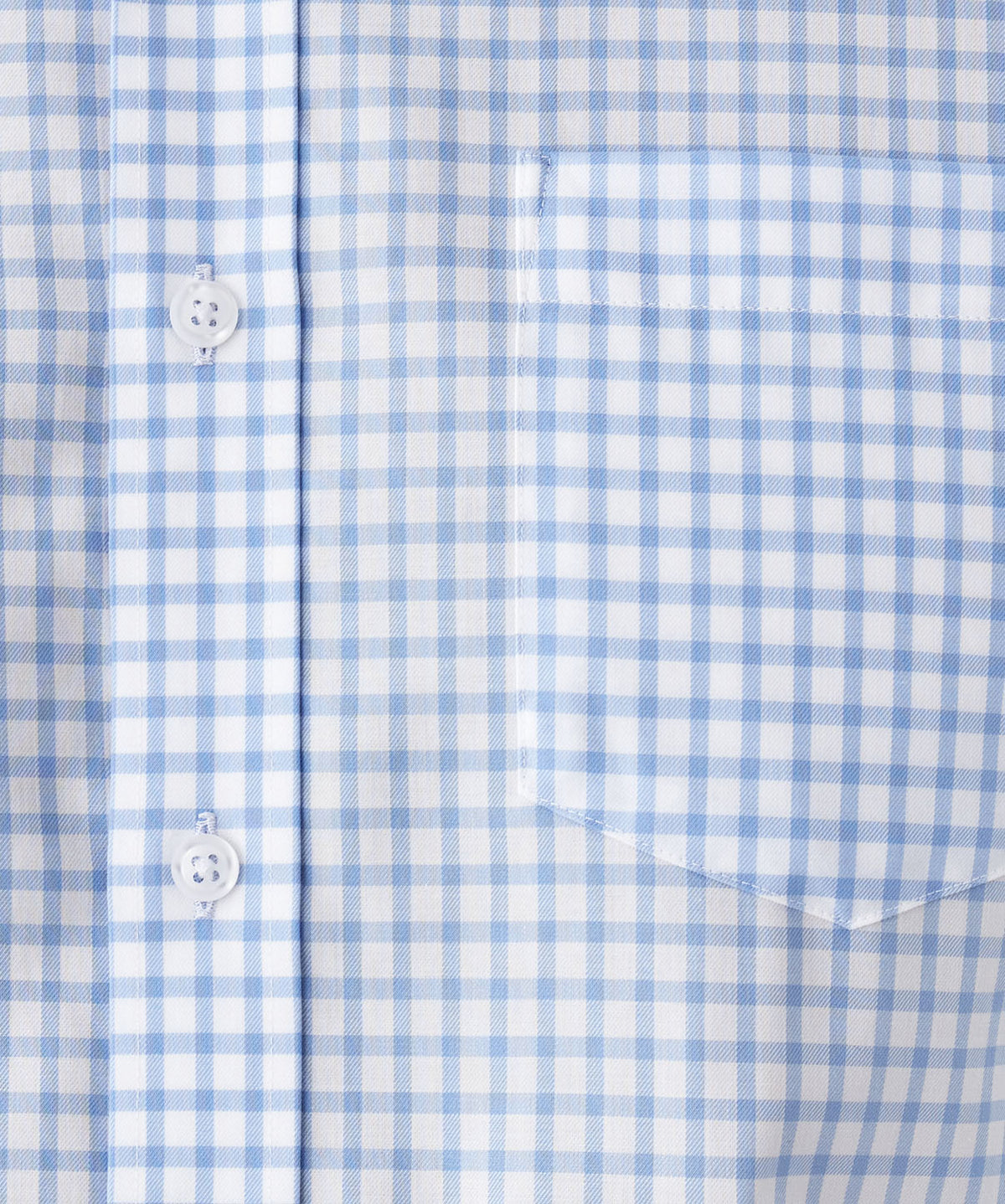 Easy Care Check Long Sleeve Shirt - Sky Blue-GAZMAN