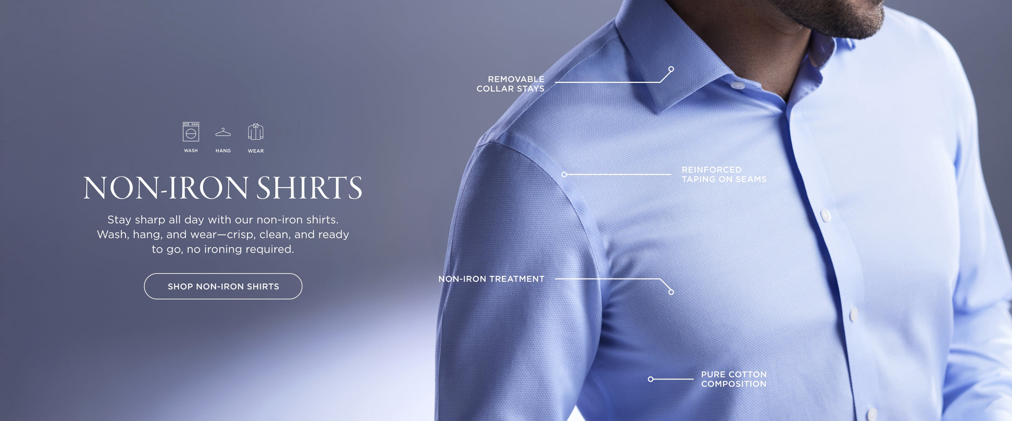 non-iron shirts