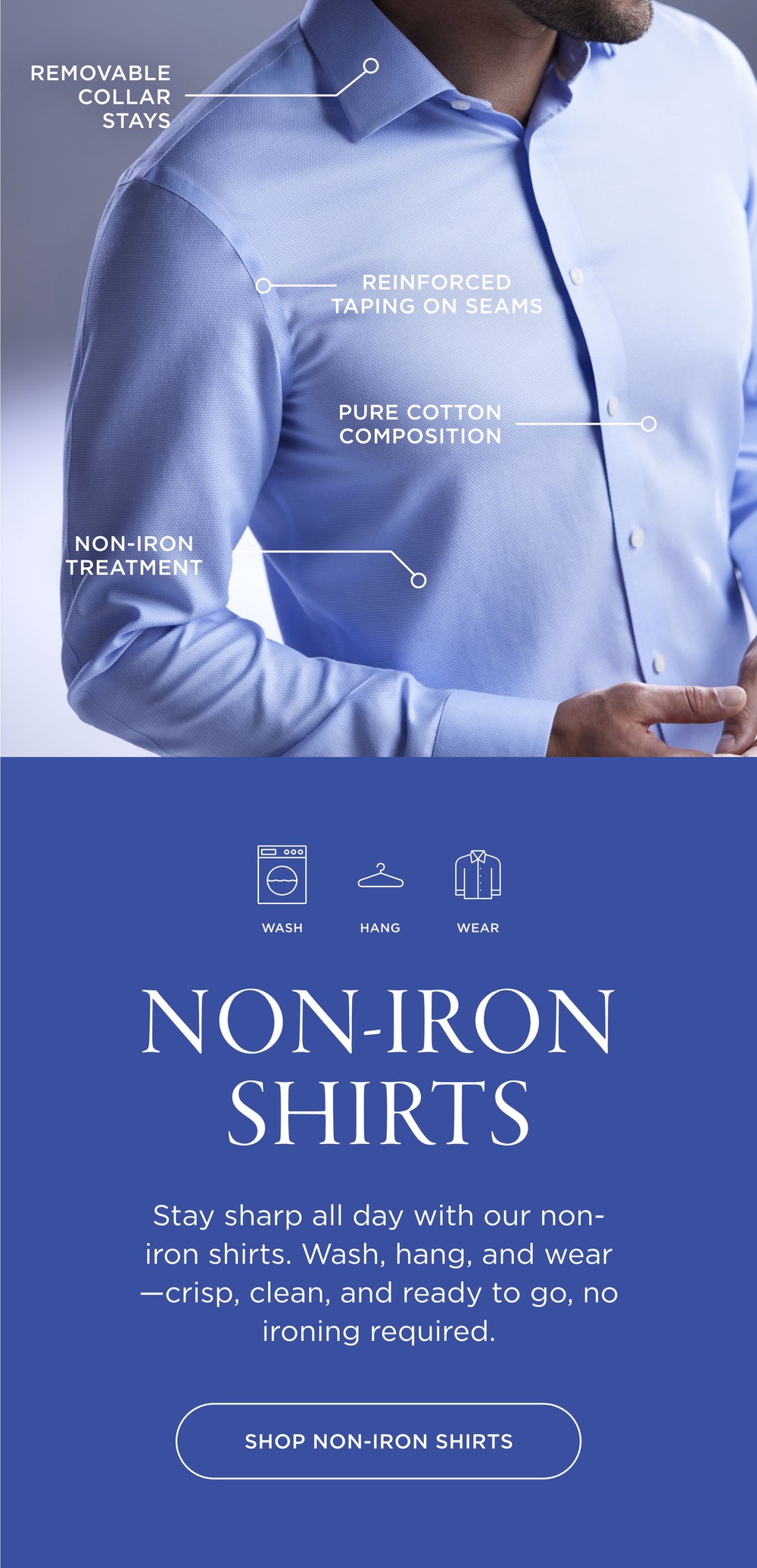 non-iron shirts