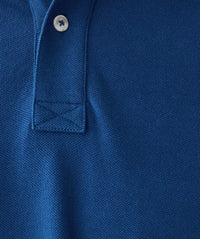 Classic Pique Polo - Blue Melange-GAZMAN