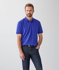 Classic Pique Polo - Cobalt-GAZMAN