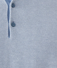 Birdseye Knit Polo - Steel-GAZMAN