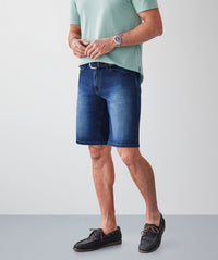 Denim Shorts - Indigo-GAZMAN