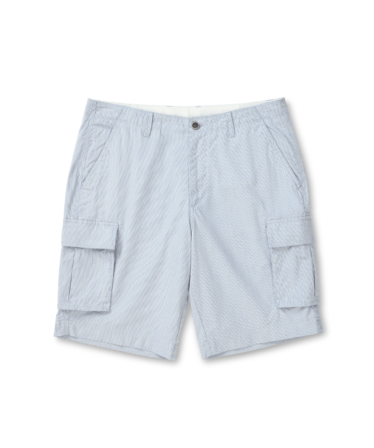 Stripe Cargo Shorts - Blue-GAZMAN