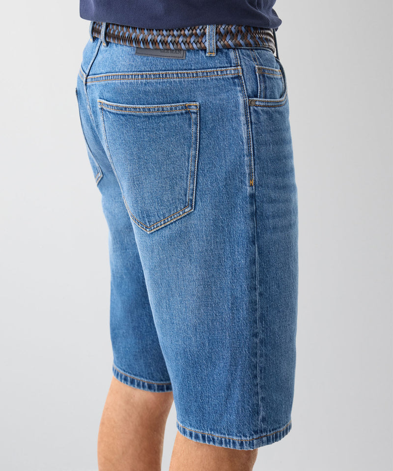 Denim Shorts - Indigo-GAZMAN