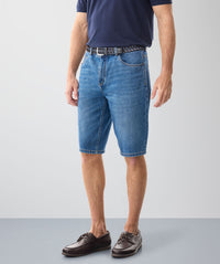 Denim Shorts - Indigo-GAZMAN