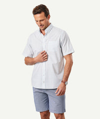 Casual Multi Check Short Sleeve Shirt - Multi Check-GAZMAN
